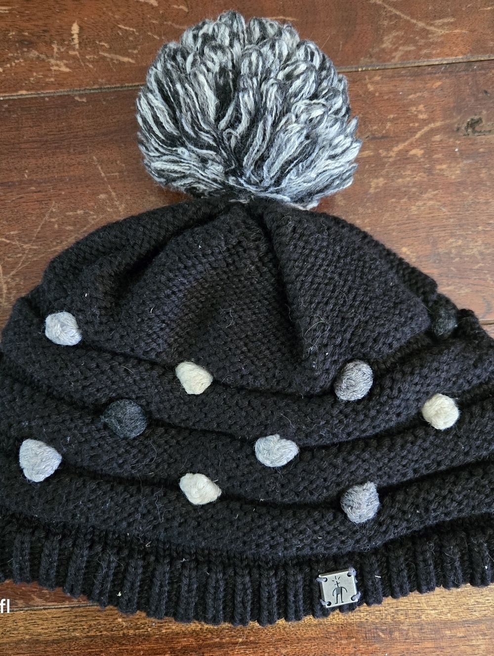 RARE Smartwool pom beanie OS